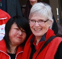 Gao Yujie mit Gisela Mahlmann